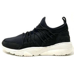 Filling Pieces Black Nylon Elastic Lace Up Women’s Casual Shoes Size US 7.5 E 38